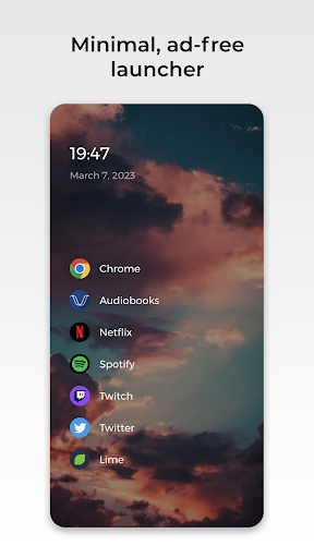 Screenshot Lime Launcher - Minimal & fast