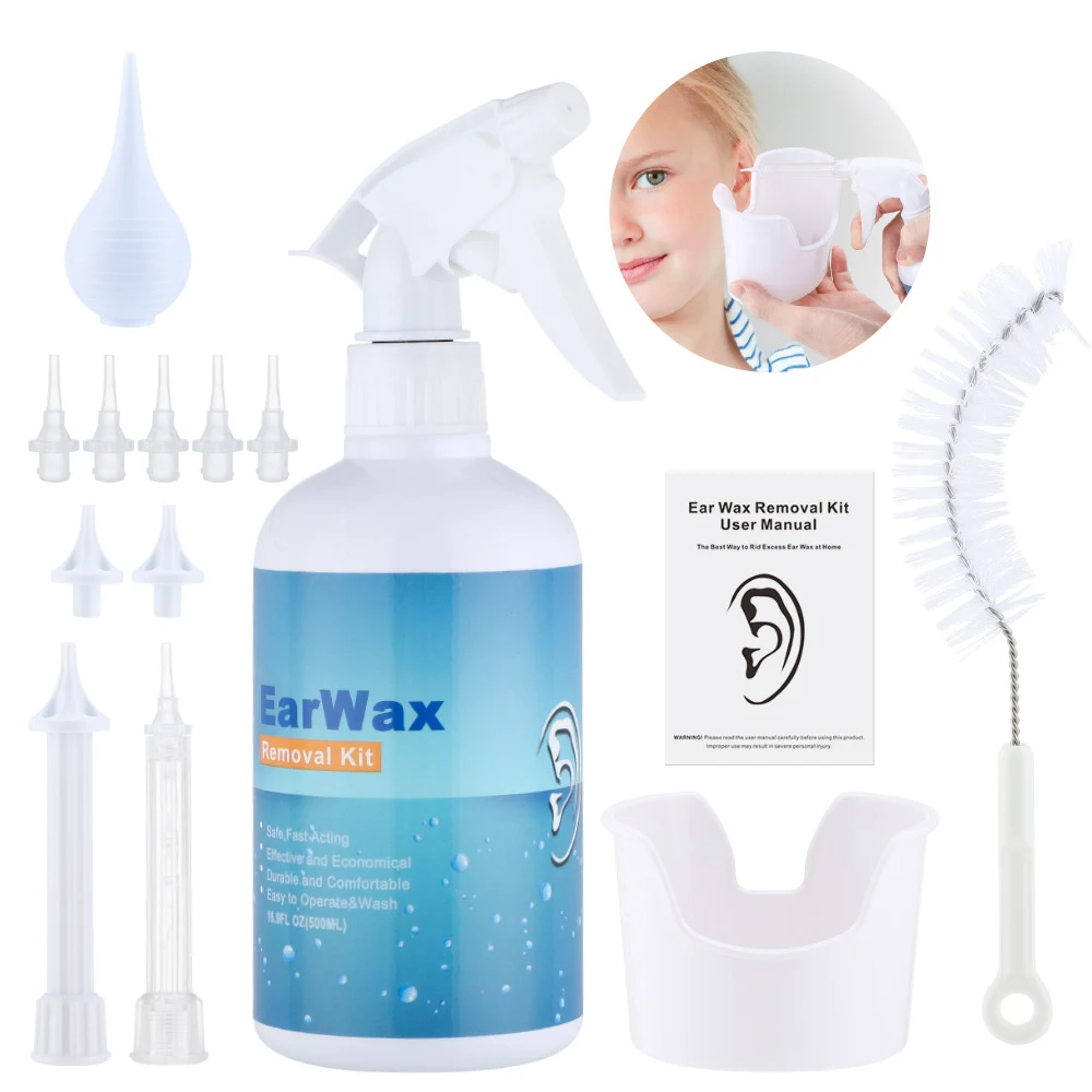 Title 5, Set per lavaggio orecchie con flacone da 500ml....
