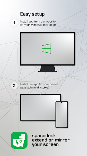 Screenshot spacedesk - USB Display for PC