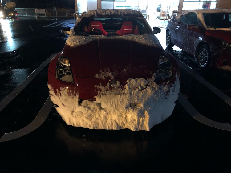ノートの国見峠・わくわく雪道走行に関するカスタム事例の投稿画像1枚目