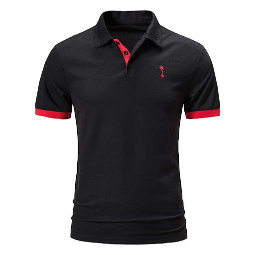 Title 6, Mens Breathable Quick Dry Shirt with Embroider...