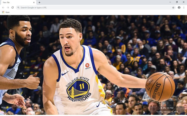 Klay Thompson NBA New Tab