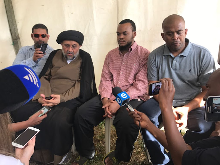 Moulana Ali Nchinyane of the Imam Hussain Mosque in Ottawa, Verulam talks to the media after three men attacked the mosque on May 10, 2018.