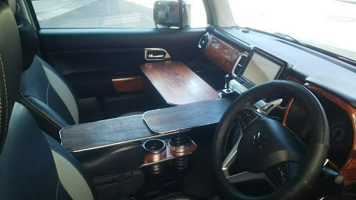 クロスビー Mn71sのステアリングテーブル 自作 車食に関するカスタム メンテナンスの投稿画像 車のカスタム情報はcartune
