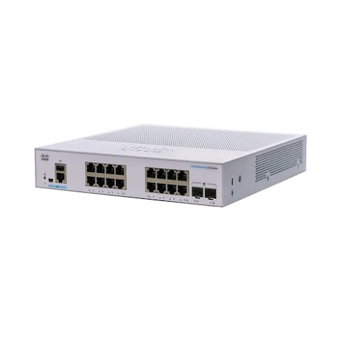 Thiết bị mạng/ Switch Cisco CBS250 Smart 16-port GE, 2x1G SFP - CBS250-16T-2G-EU