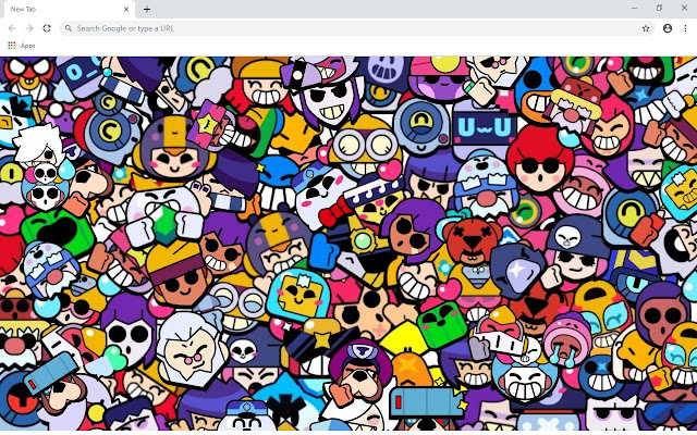 Brawl Stars Wallpapers And New Tab Chrome Web Store - painel inicial do brawl stars
