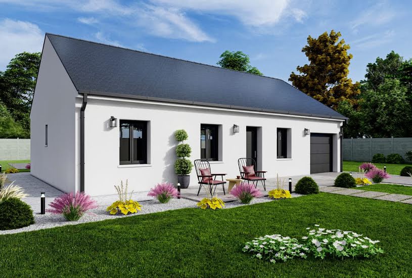  Vente Terrain + Maison - Terrain : 6 200m² - Maison : 94m² à Montjean-sur-Loire (49570) 