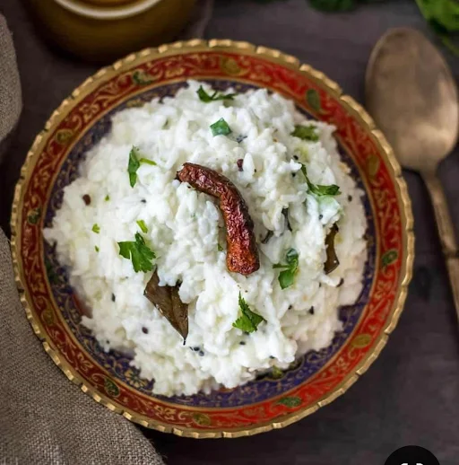 Mosaranna (Curd Rice) Bowl +Sambar,Tomato&Coconut Chutney &Gunpowder