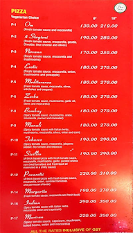 Scirocco menu 8