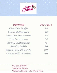 Sugar Crumbs menu 4