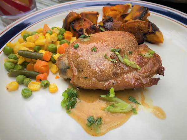 Molasses-Brined Roasted Chicken_image
