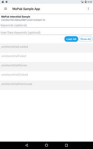 MoPub Sample App