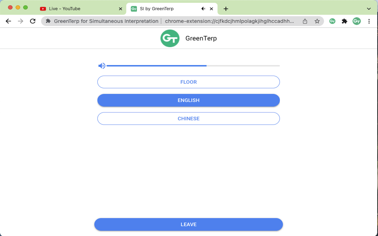 GreenTerp for Simultaneous Interpretation Preview image 0