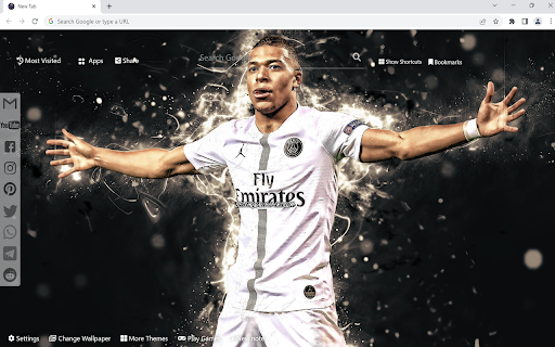 Mbappe Wallpaper New Tab