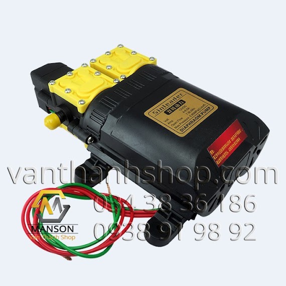 Máy Bơm Nước Áp Lực Đôi Mini, 12V - 8L/P