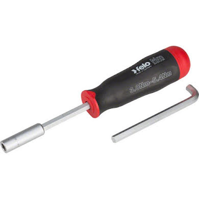 Bondhus Felo Torque Limit Screwdriver: 1/4" Bit Holder, Adjustable from 3-5.2 Nm