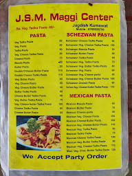 J.S.M. Maggi Center menu 5