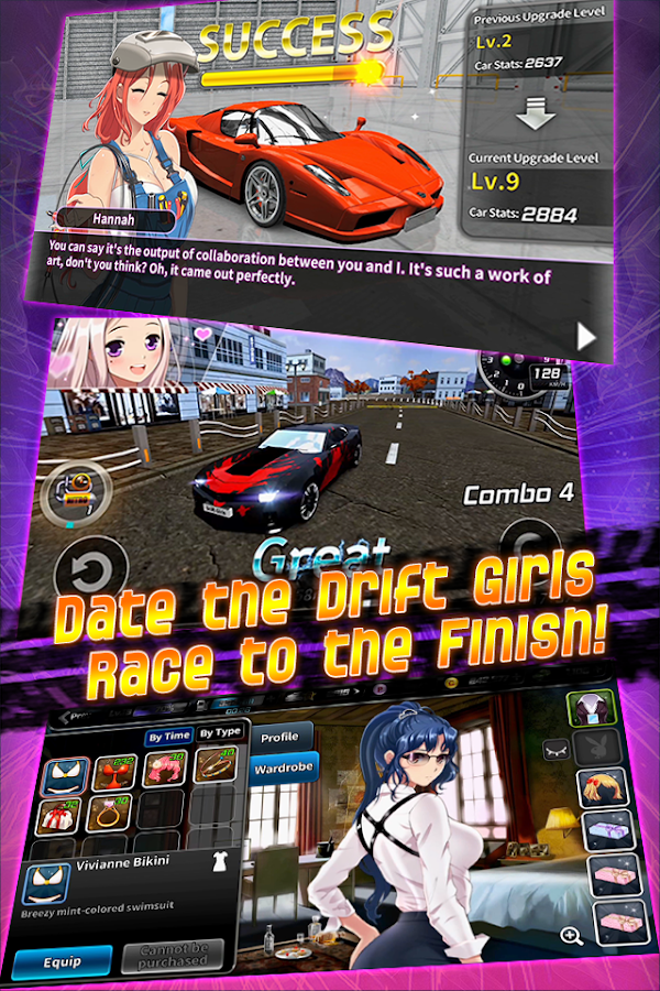   Drift Girls: captura de tela 