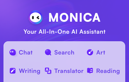 Monica - Your AI Copilot powered by ChatGPT4 small promo image