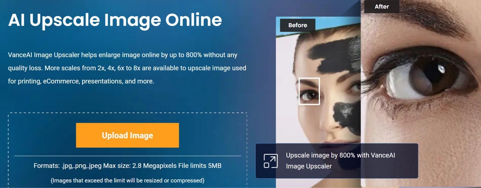 VanceAI Image Upscaler