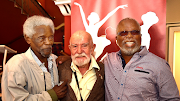 The late Winston Ntshona with Athol Fugard and John Kani.