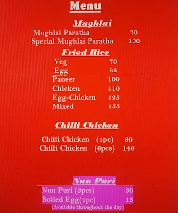 Majlish menu 