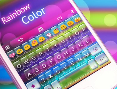 Rainbow Color Emoji Keyboard screenshot 4