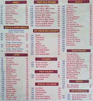 New Udupi Park menu 5