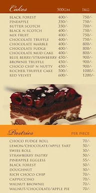 Fnp Cakes 'N' More menu 2