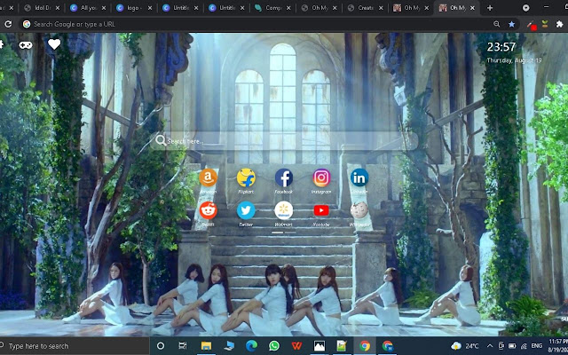 Oh My Girl Kpop Wallpaper New Tab Theme