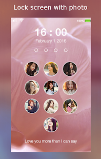 photo lock screen banner