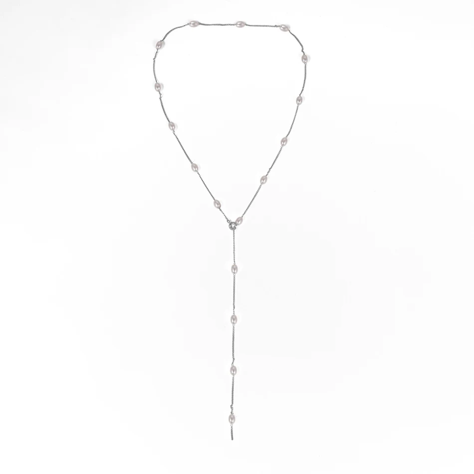 Tassel Pearl Chain Necklace
