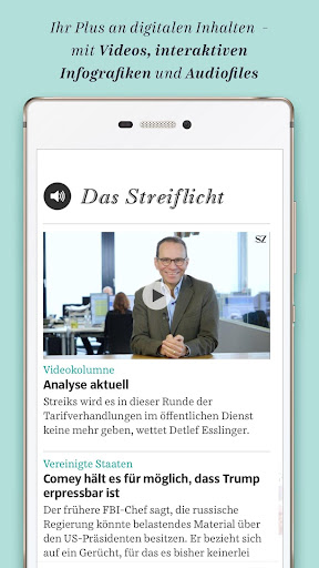 Süddeutsche Zeitung Zeitungsapp 4.1 screenshots 2