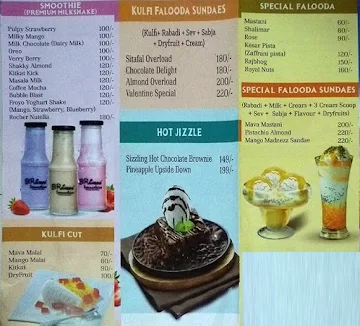 51 Rainbow Ice Cream menu 
