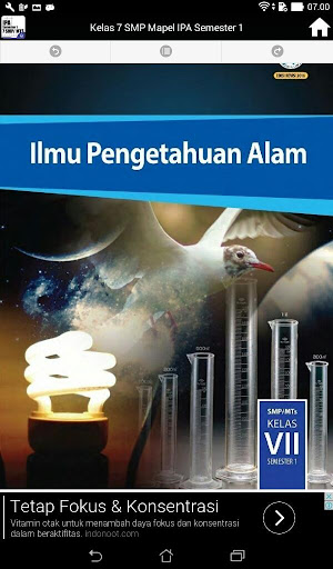 Kelas 7 SMP / MTS Mapel IPA Semester 1