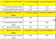 Cakes Wagon menu 2