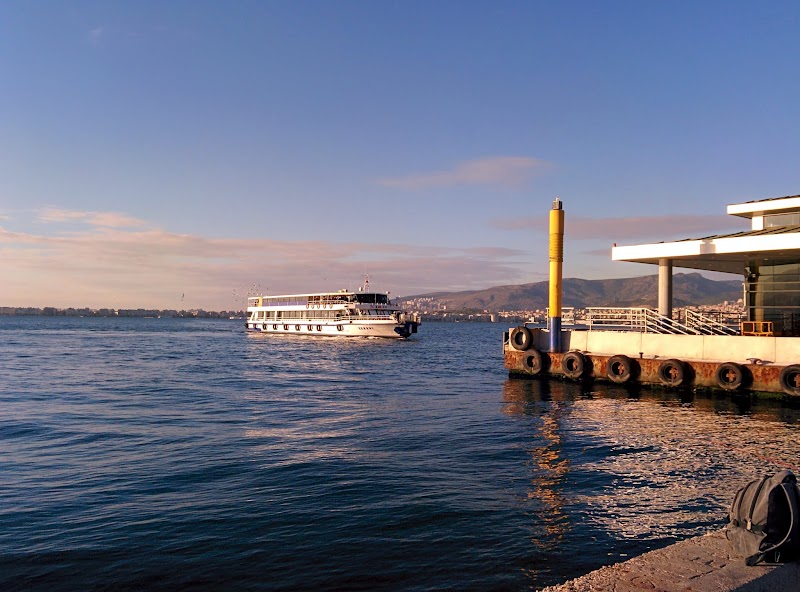 Public transport ferry connecting ports