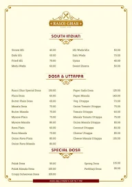 Rasoi Ghar menu 2