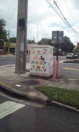 Footprints Mural  