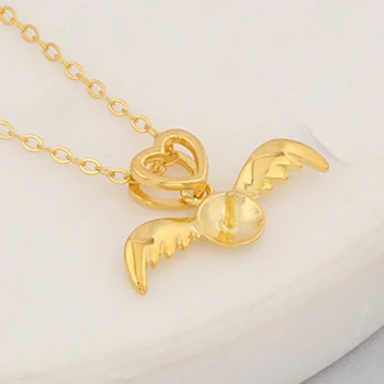 Pendentif perle en argent S925 pour femme, design de tempérament, mode, pendentif ange cheveux foetaux, bijou élégant.