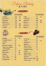 Defence Bakery menu 3