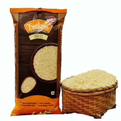 Truefarm Org White Basmati Rice - 750 gm