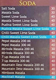 Vasavi Foodeez menu 3