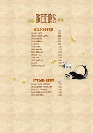 Tipsy Panda menu 3