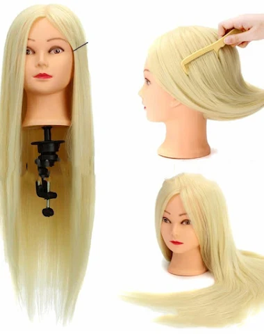 Maniquí de Peluquería con Trenzas U - 0