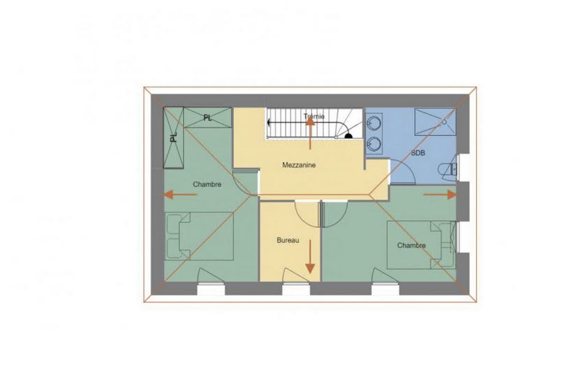  Vente Terrain + Maison - Terrain : 375m² - Maison : 111m² à Mordelles (35310) 