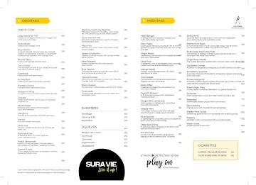 The Yellow Chilli menu 