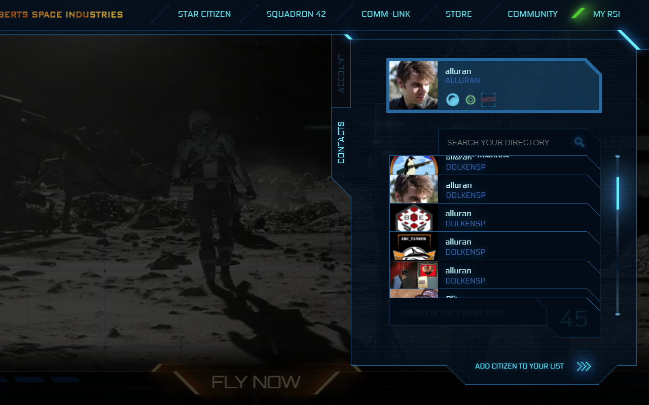 ptYou - Star Citizen Contact Manager Preview image 0