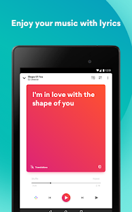 Musixmatch - Lyrics for your music Screenshot