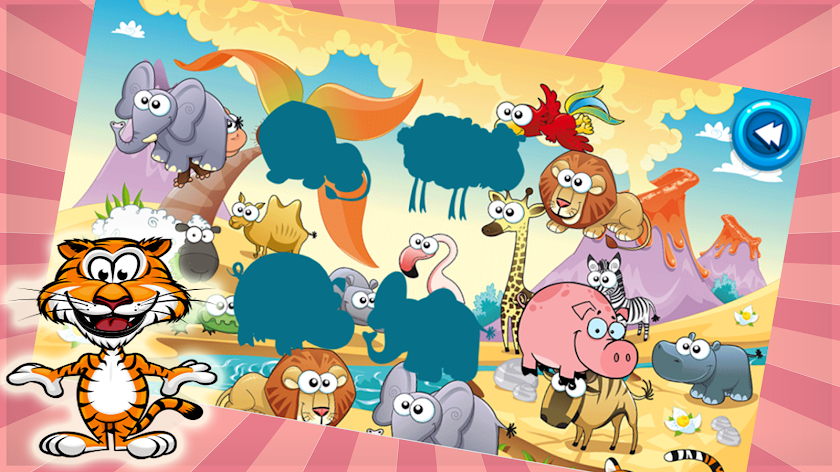 Zoo Animals Farm Shape Sorter Screen 3